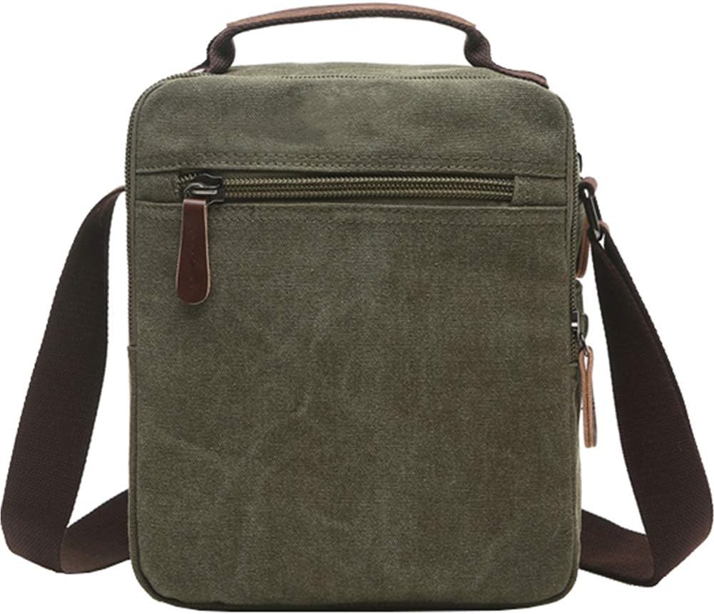 mygreen Small Canvas Crossbody Shoulder Bag Messenger Bag Work Bag