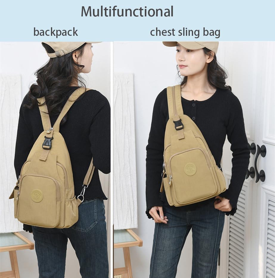 Small Backpack Purse Women Convertible Sling Bag Anti-theft Travel Bag Casual Daypack