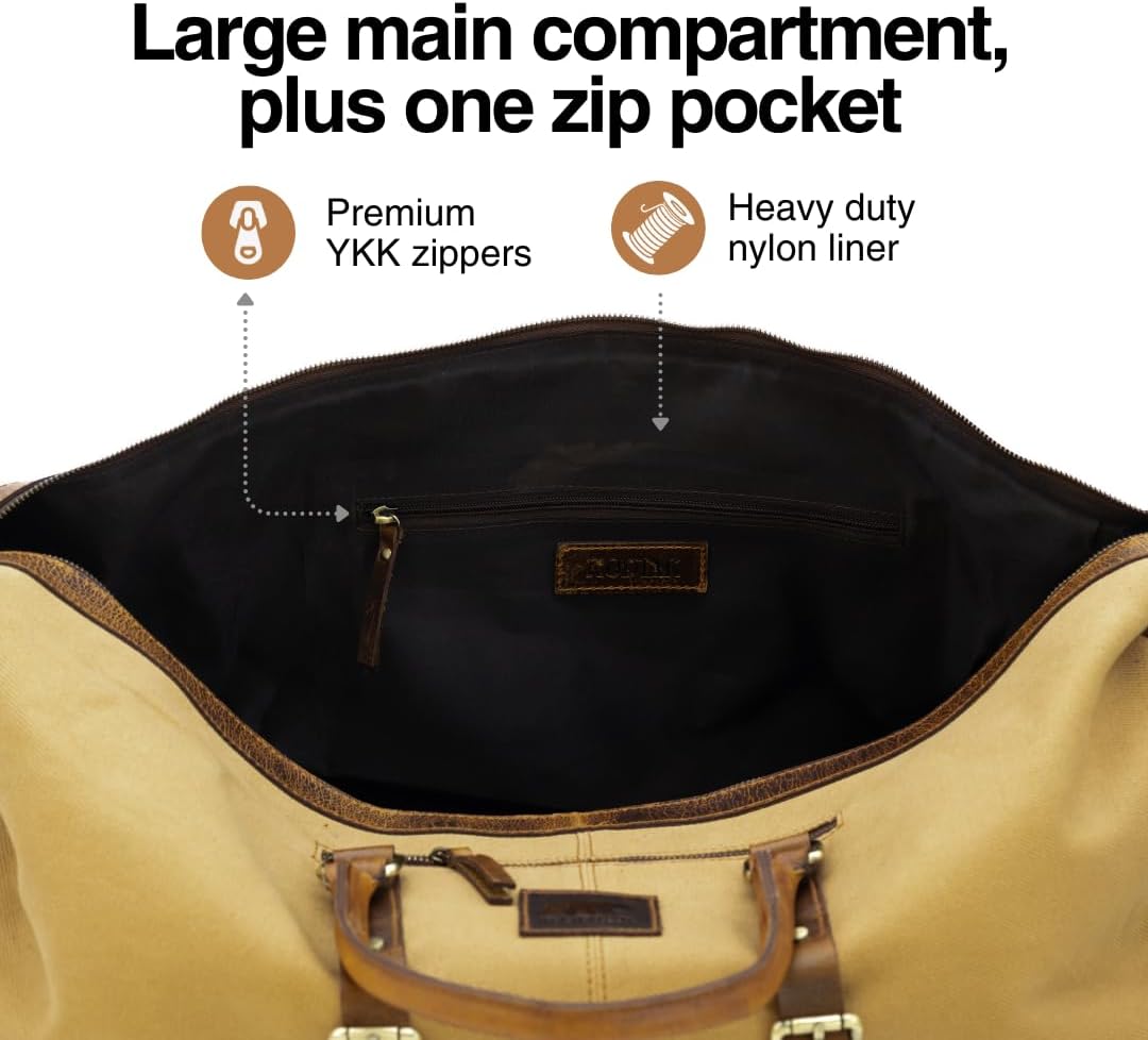 50L Augustine Duffel (Tan)