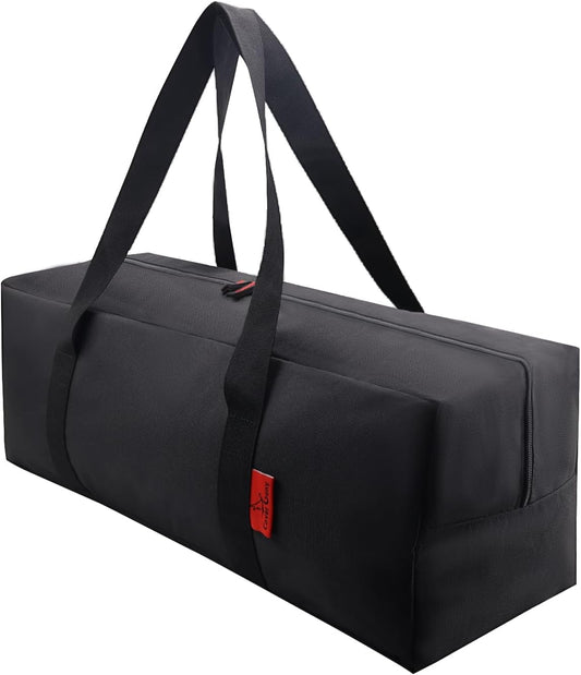 Grill Tool Organizer, BBQ Tool Storage Bag - 24" Heavy-Duty Storage Bag Waterproof 600D Oxford, Folding Design Gift for Camping, Tailgates, Outdoor BBQ Parties (24" Lx8 Wx8 H)