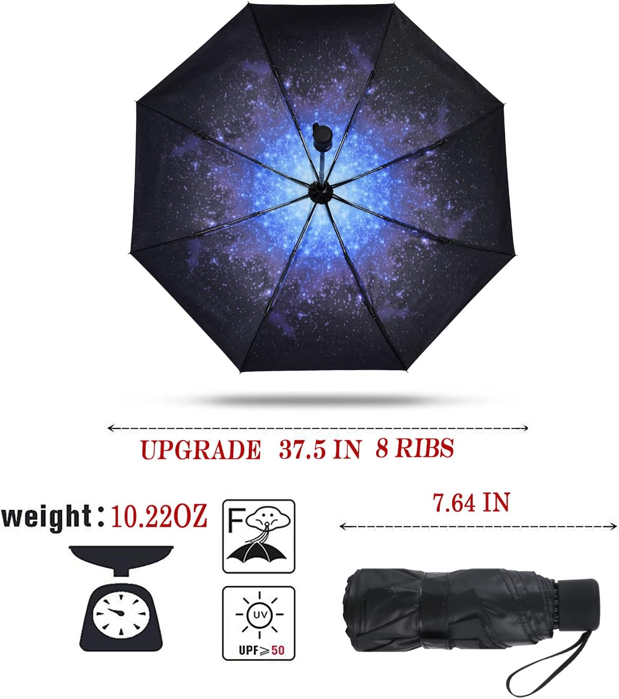 SY COMPACT Travel Umbrella - Lightweight Portable Mini Compact Umbrellas-Factory Outlet Shop