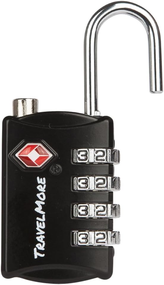 5 Pack TSA Luggage Locks with 4 Digit Combination – Heavy Duty Set Your Own Padlocks for Travel