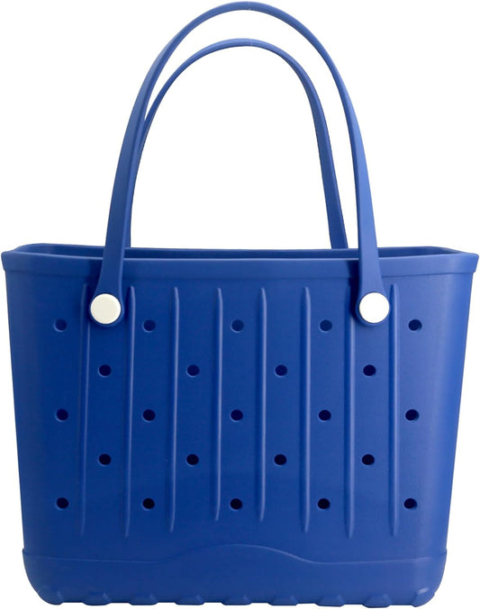 CXY Rubber Beach Bag EVA Waterproof Tote Bags Washable Sand-proof Travel Handbags for Pool Boat Groceries Work Sports