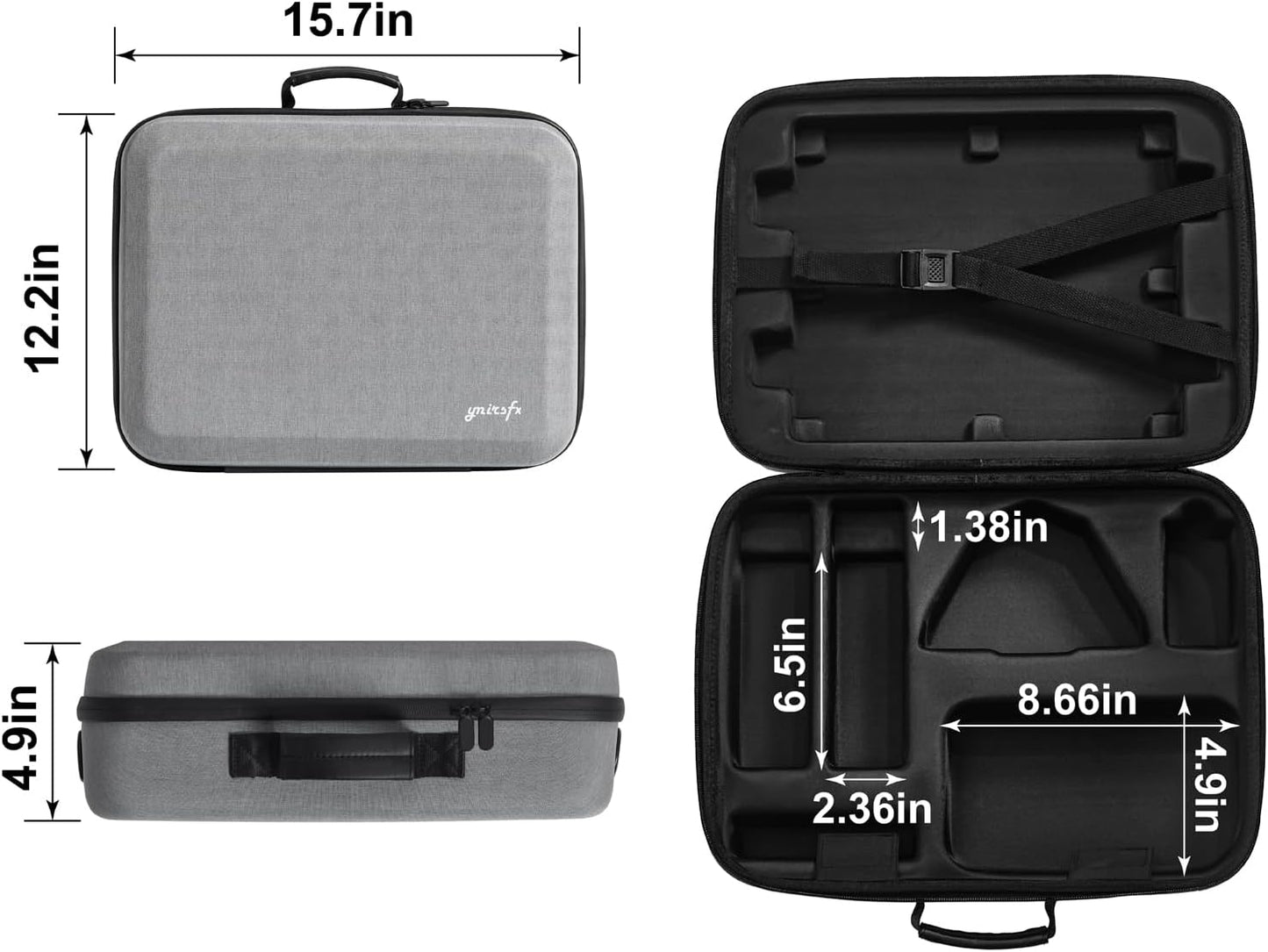 Starlink Mini Case Protective Cover - Travel Accessories Compatible with Anker 737 & A1340 Power Banks, Portable Outdoor Direct Use No Open Box