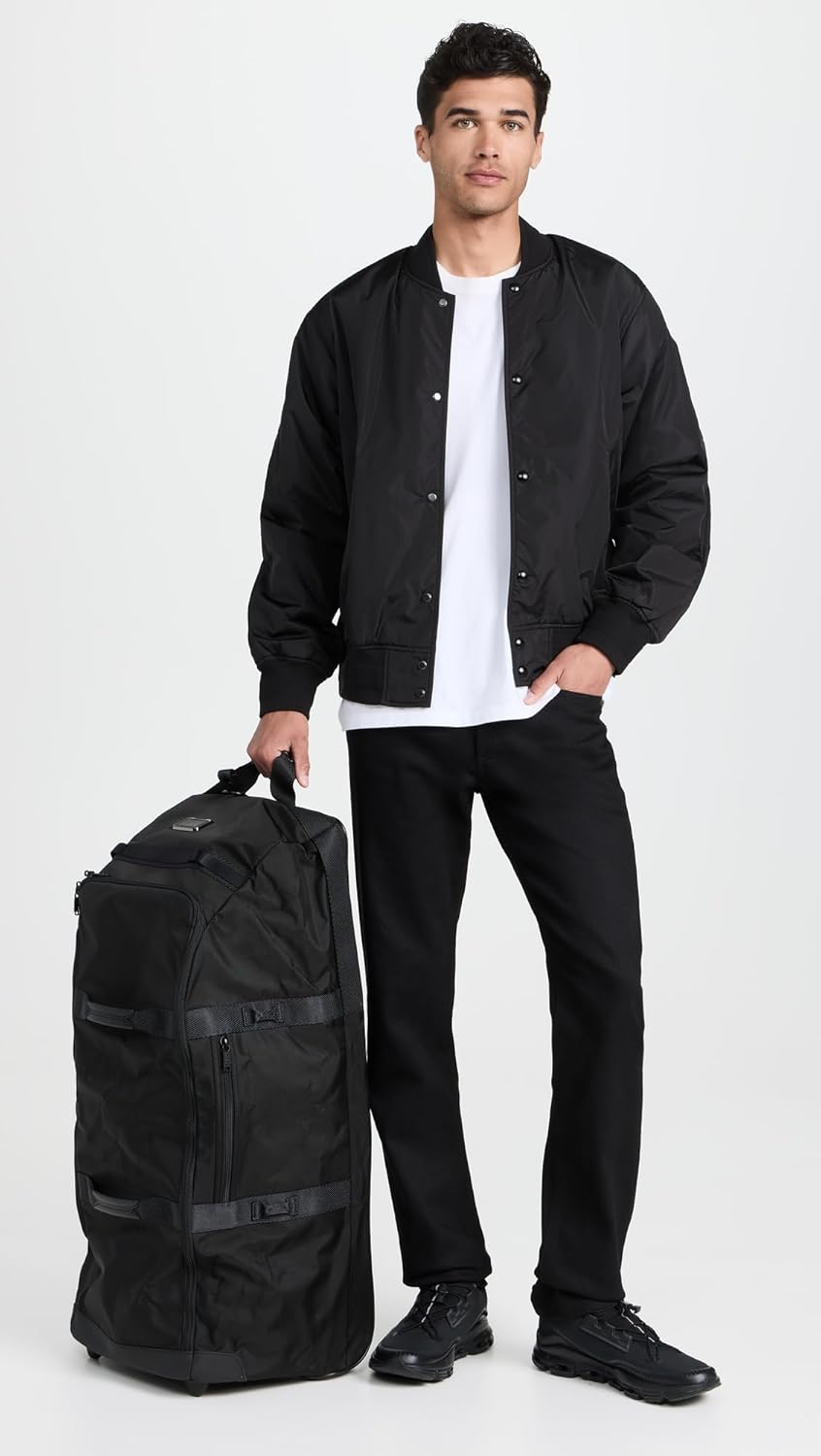 TUMI - Alpha Bravo Collapsible Duffel - 85 L Capacity - Black Duffel for Travel - 31.5" X 14.3" X 12.0" - Black