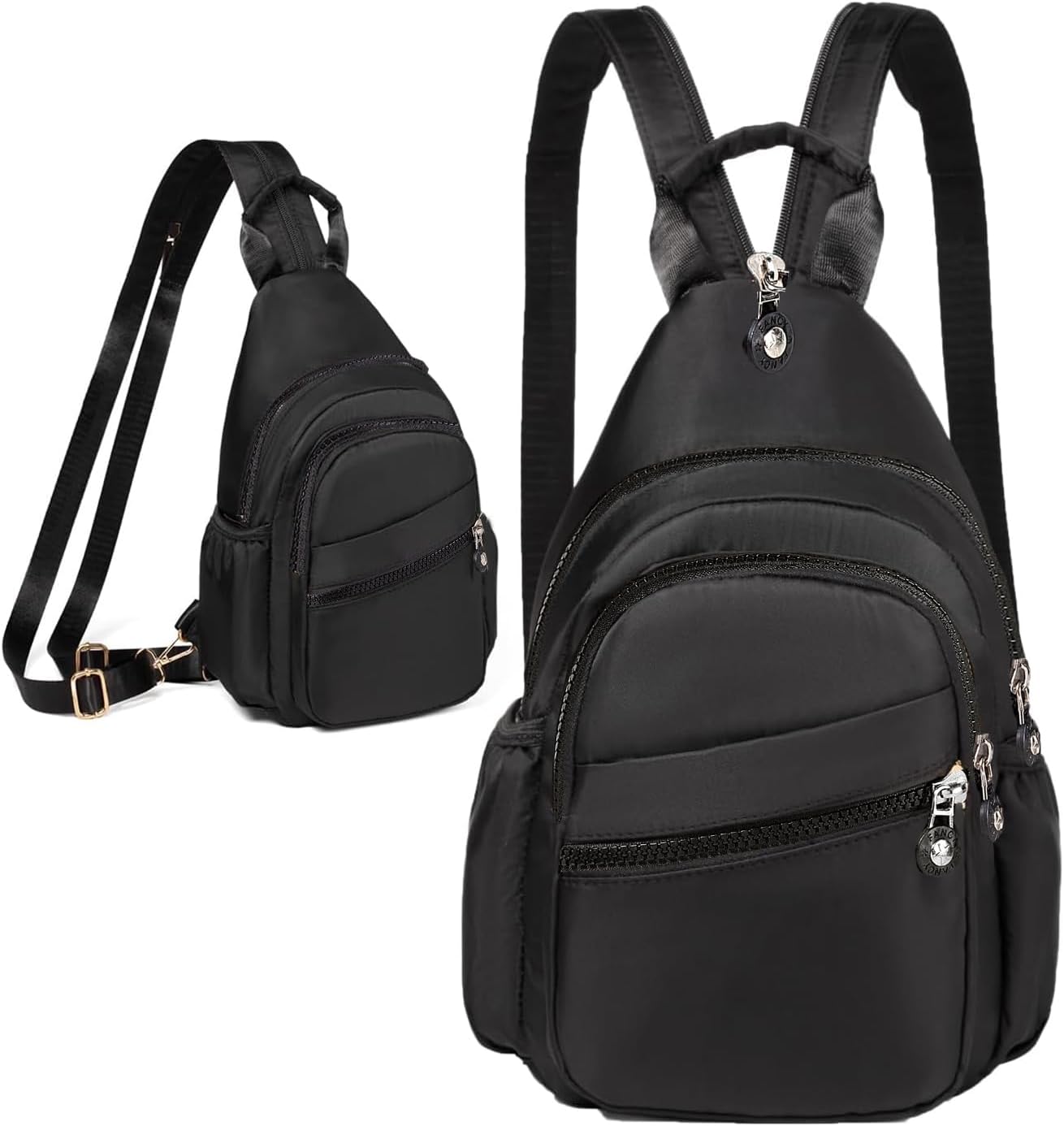 Small Crossbody Sling Bag for Women, Mini Backpack Sling Backpack Convertible, Chest Bag for Hiking Daypack