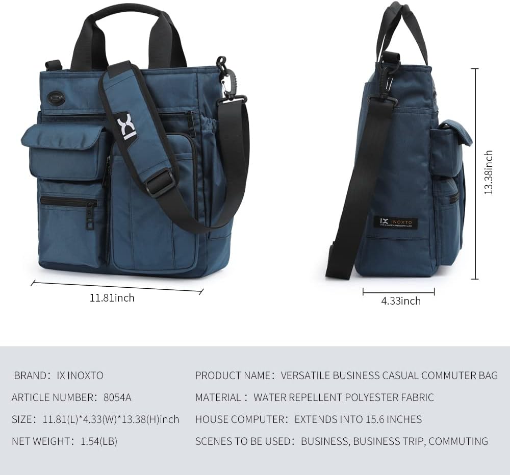 Mens Messenger Bag Laptop Shoulder Bag Computer Work Office Bag Waterproof Briefcases for Travel Work
