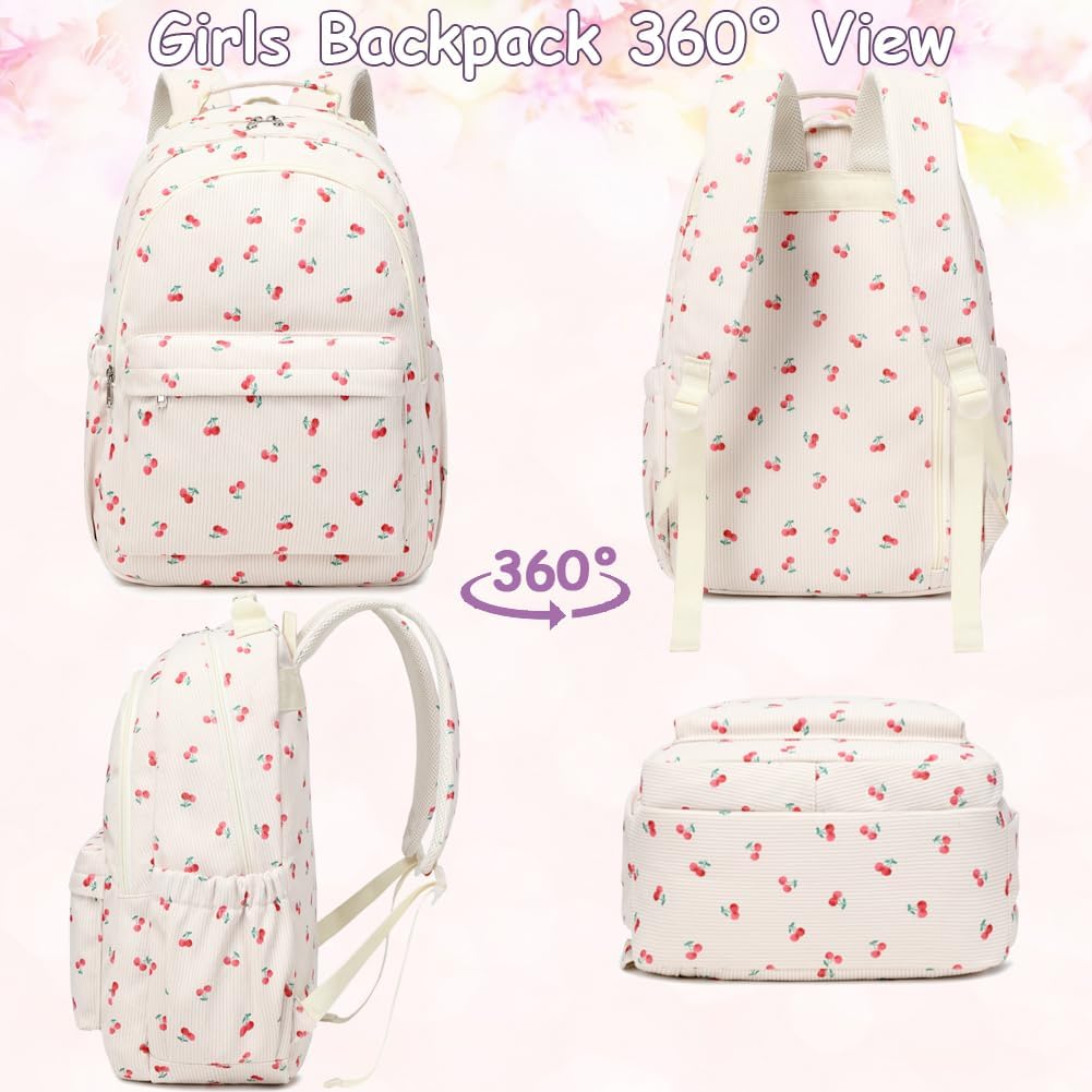Meisohua Backpack for Girls School Bookbag for Kids Teens 17 inch Laptop Backpack for Women Large