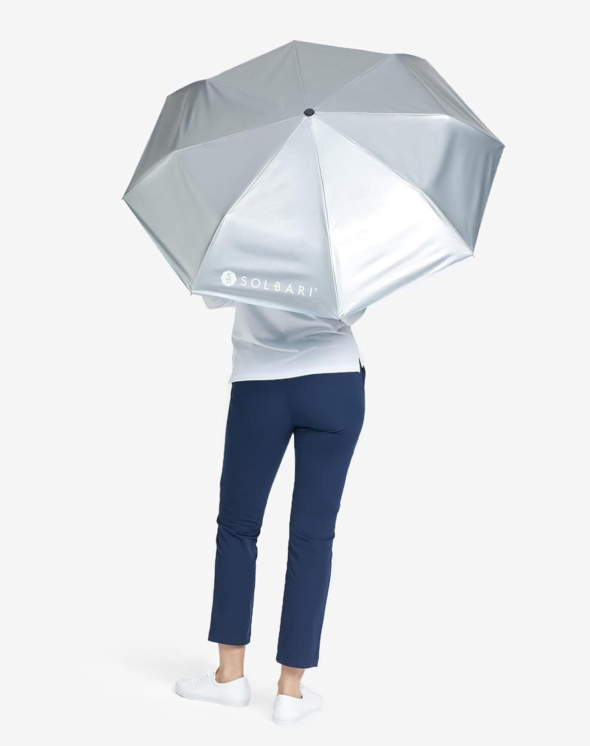 Solbari Compact Sun Protective Umbrella UPF 50+ UV Protection, Ultra-Light & Travel-Friendly