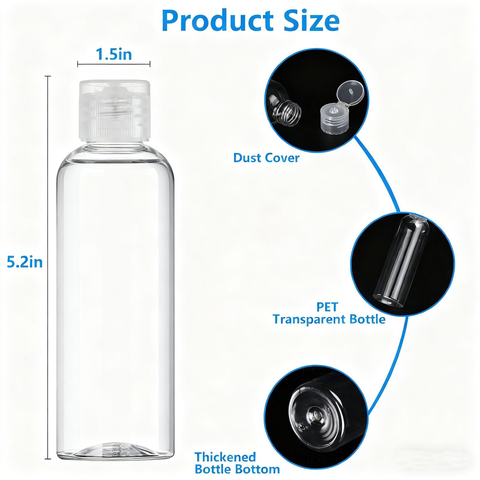 DTDNZKN 14 Pack Travel Bottles Set for Toiletries TSA Approved