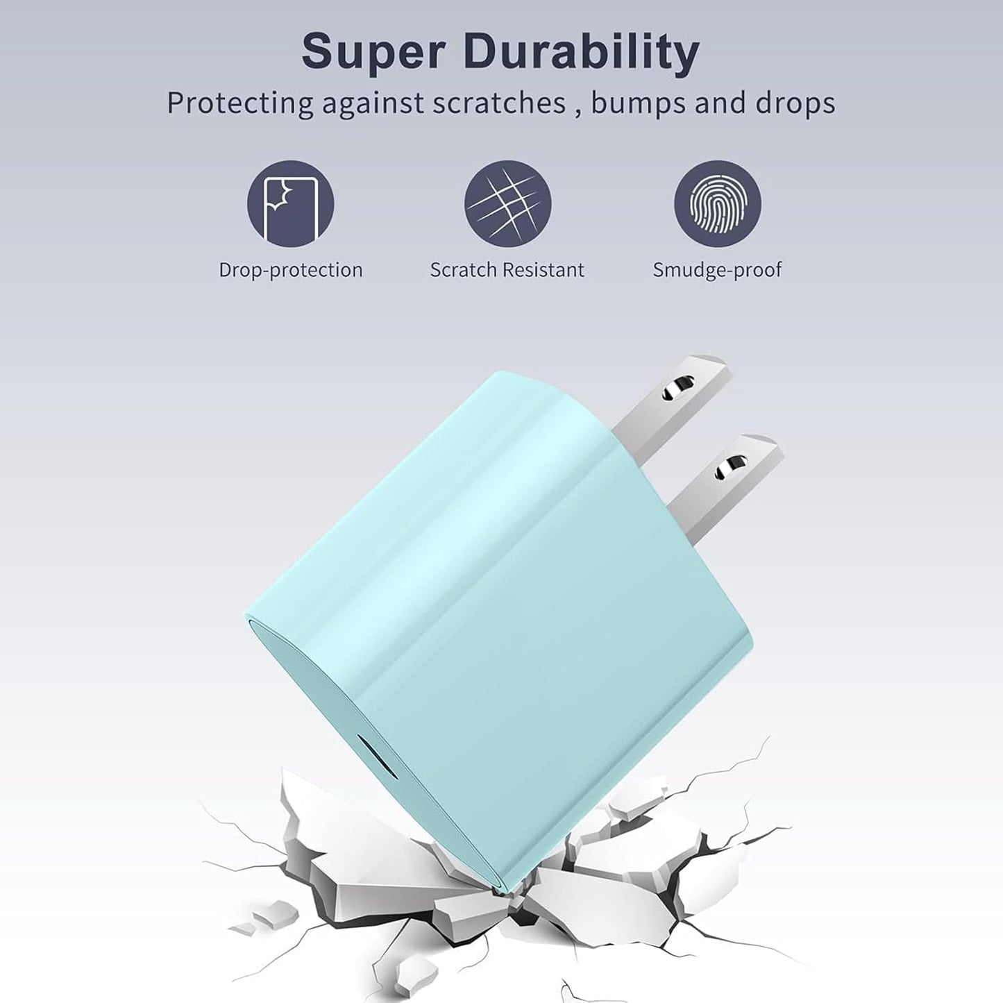 iPhone Fast Charger,Type C Wall Charger Block Plug and 10ft USB C to Lightning Charging Cable Cord Long,Power Adapter Cube Brick Box for Apple iPhone 14 Pro Max/14 Plus/14/13/12 Mini/11/XS Max/XR/iPad