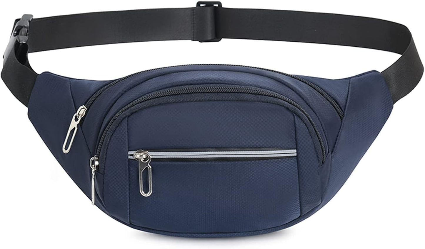 DAITET Crossbody Fanny Pack for Men&Women,Large Waist Bag & Hip Bum Bag with Adjustable Strap for