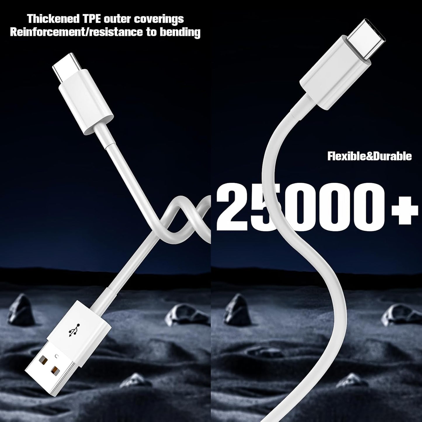 Car Carplay Cable for iPhone 17/16/15,iPhone 16/15 Plus17/16/15 Pro 17/16/15Pro Max charger ,USB A to USB C for Carplay USB C Cord, iPad USB C Cable 10th, iPad Air Car Charger Cable Cord 3FT (White)