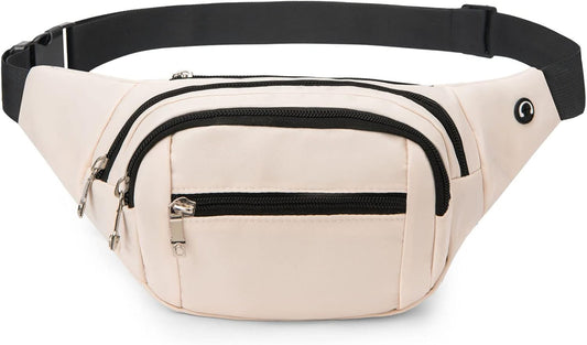 DAITET Crossbody Fanny Pack for Men&Women,Large Waist Bag & Hip Bum Bag with Adjustable Strap for Outdoors Workout Traveling Casual Running Hiking Cycling
