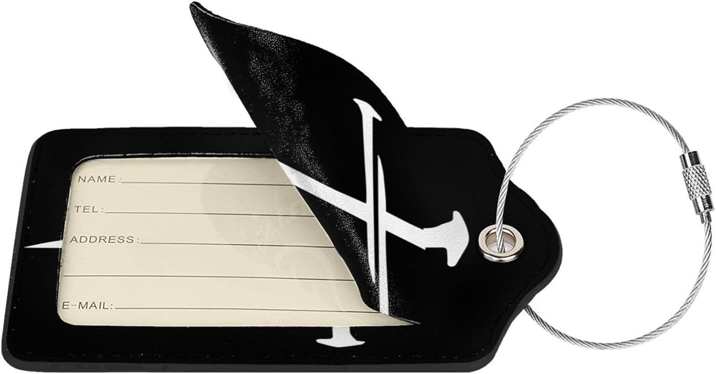 2 Pcs Jesus Luggage Tag for Suitcases, Christian Redeemed Nail Cross Tags, Cruise Ship Essential Travel Gift for Men Women Couples, Funny Religious Faith Blessed Christmas Decor