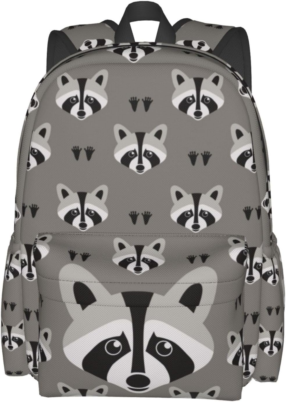 Raccoon Backpack School Bag Lightweight Bookbag Laptop Travel Daypack For Kids Girls Boys Teens