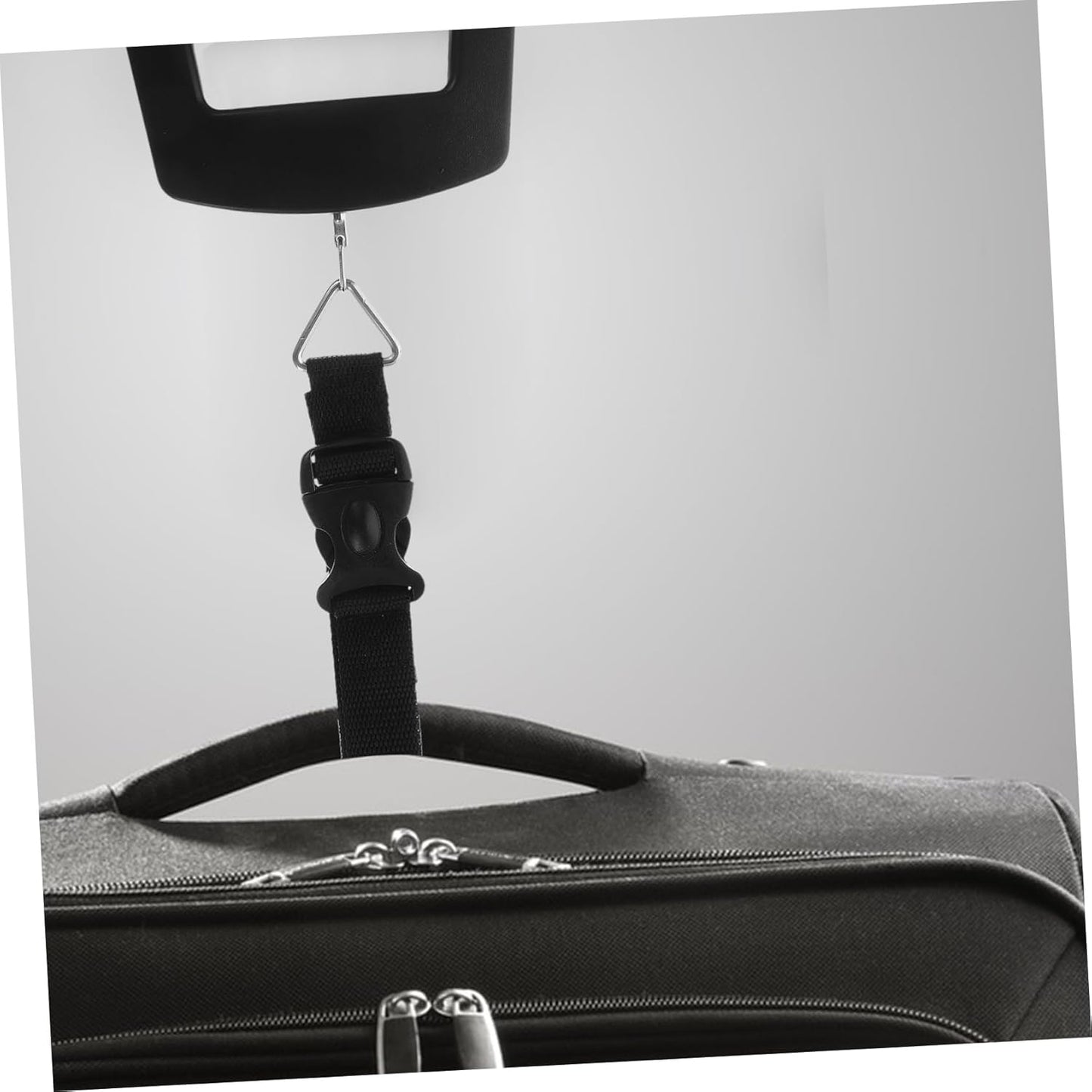 FRCOLOR Ergonomic Suitcase Scale Webbing Hook 50kg Capacity Weighing Scale Portable