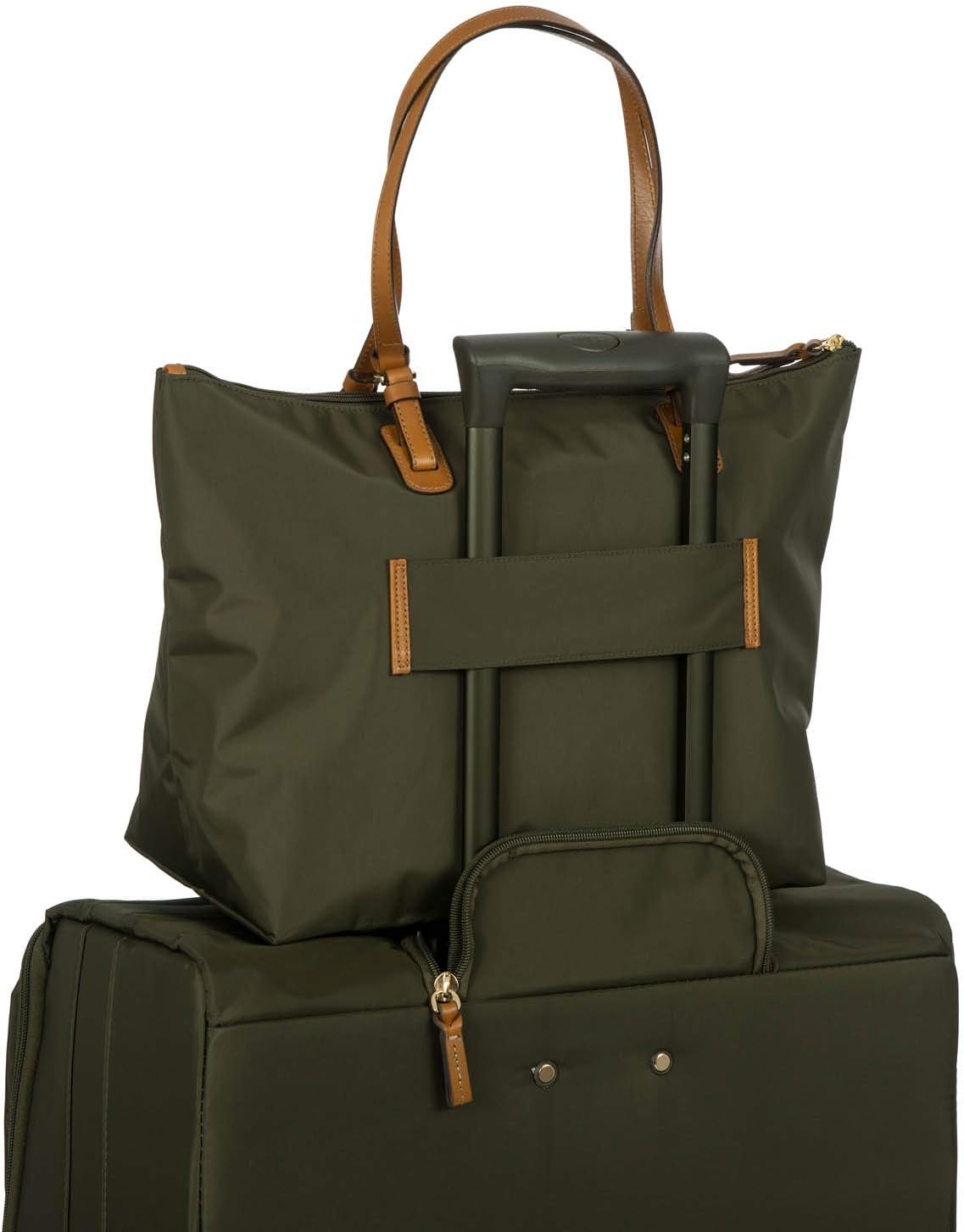 Bric's X-Collection Sportina Tote Bag – Large Water-Resistant Nylon Tote with Detachable Pouch for