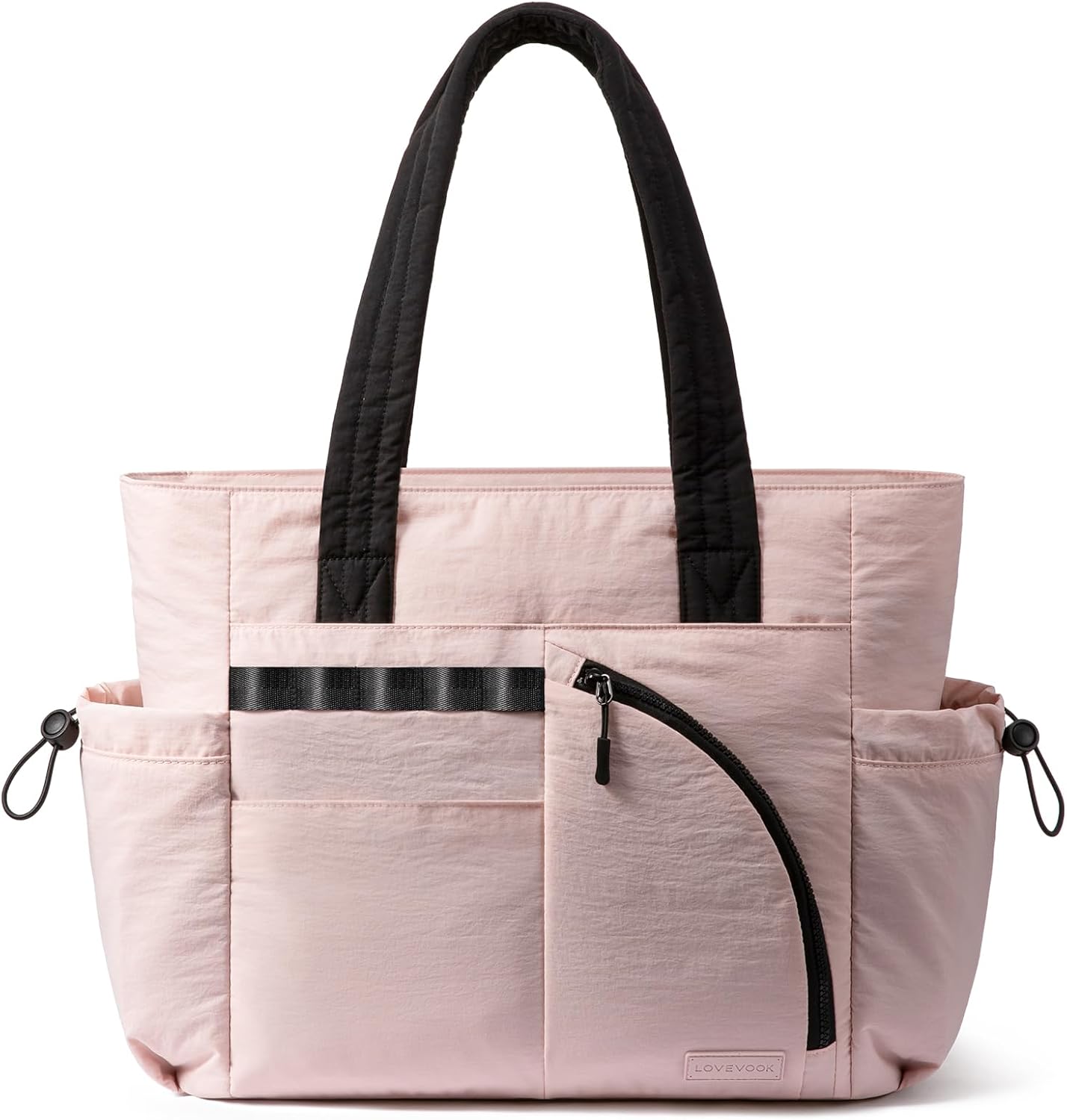 LOVEVOOK Tote Bag for Women, Puffer Bag and Work Bags with Laptop Compartment for Travel, Lightweight Shoulder Bag Handbag