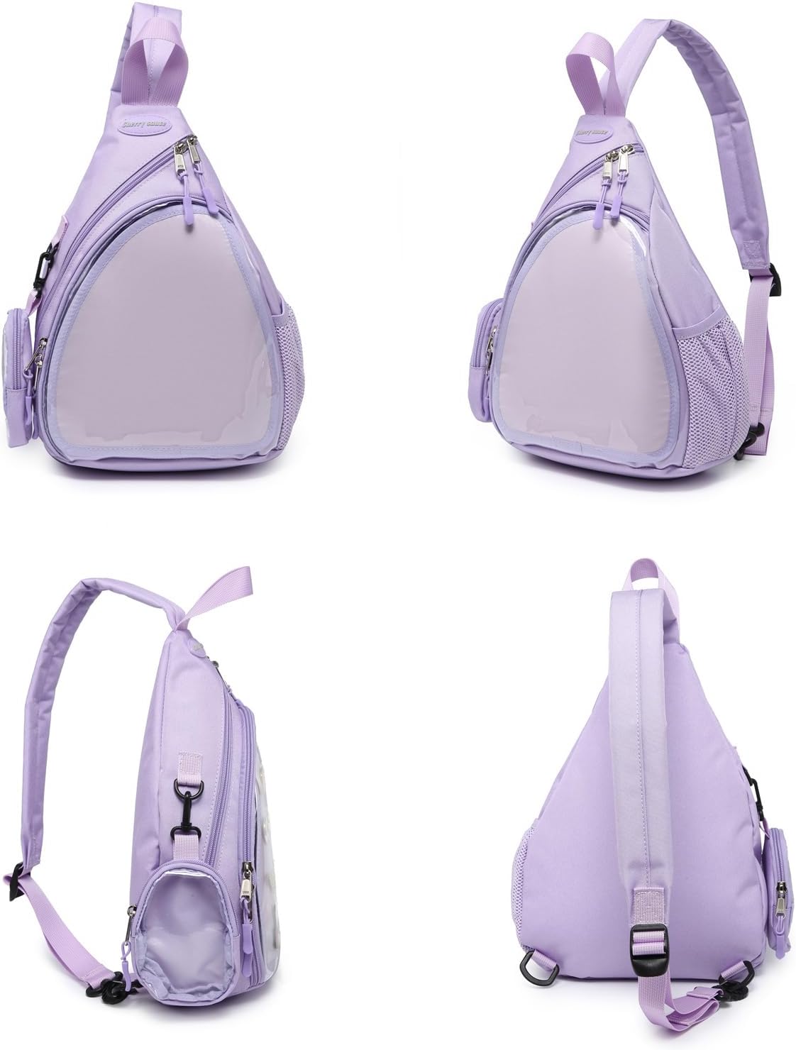 Oxford Ita Bag Kawaii Pin Display Chest Pack Single Shoulder Bag Sport Backpack Hiking Daypack, Small
