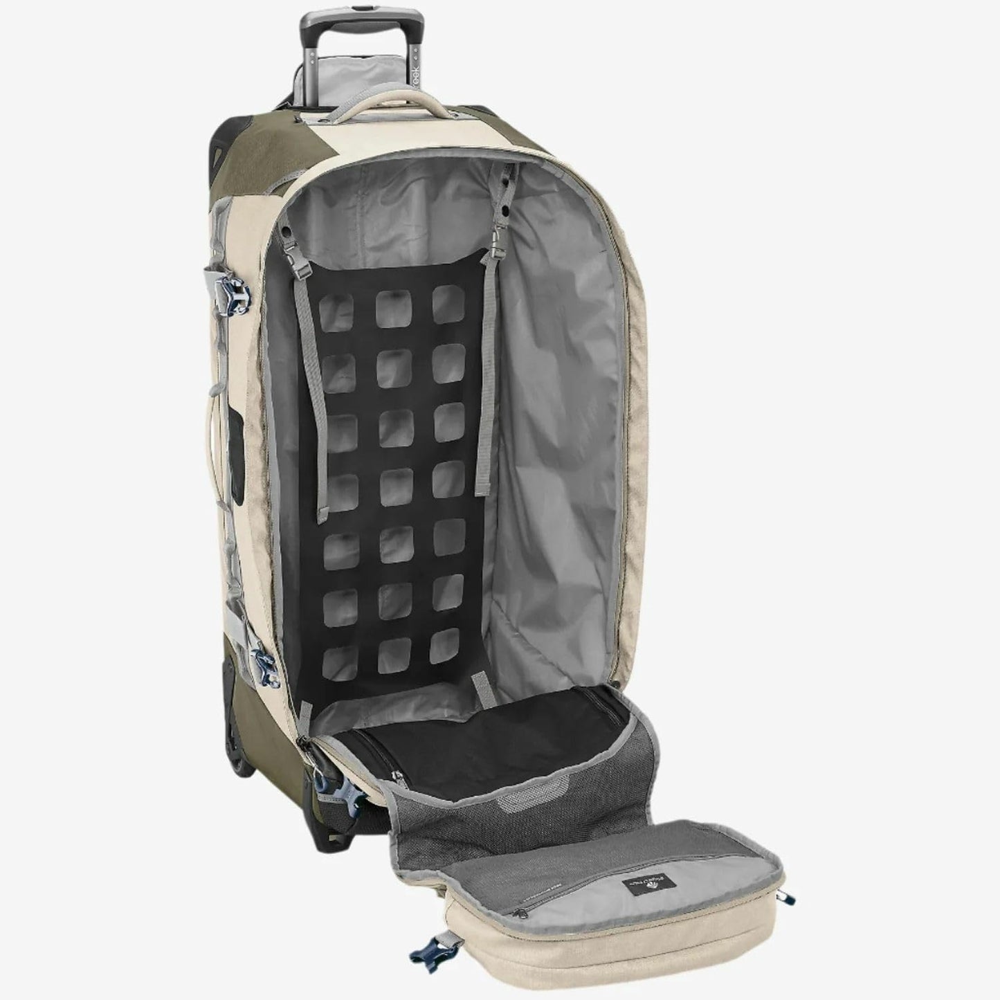 eagle creek Expanse ORV 2-Wheel 36" Trunk – Wheeled Duffel Bag for Travel & Adventure – Durable, Weather-Resistant Fabric – Heavy-Duty Handles – Wet & Dry Compartment – Beige