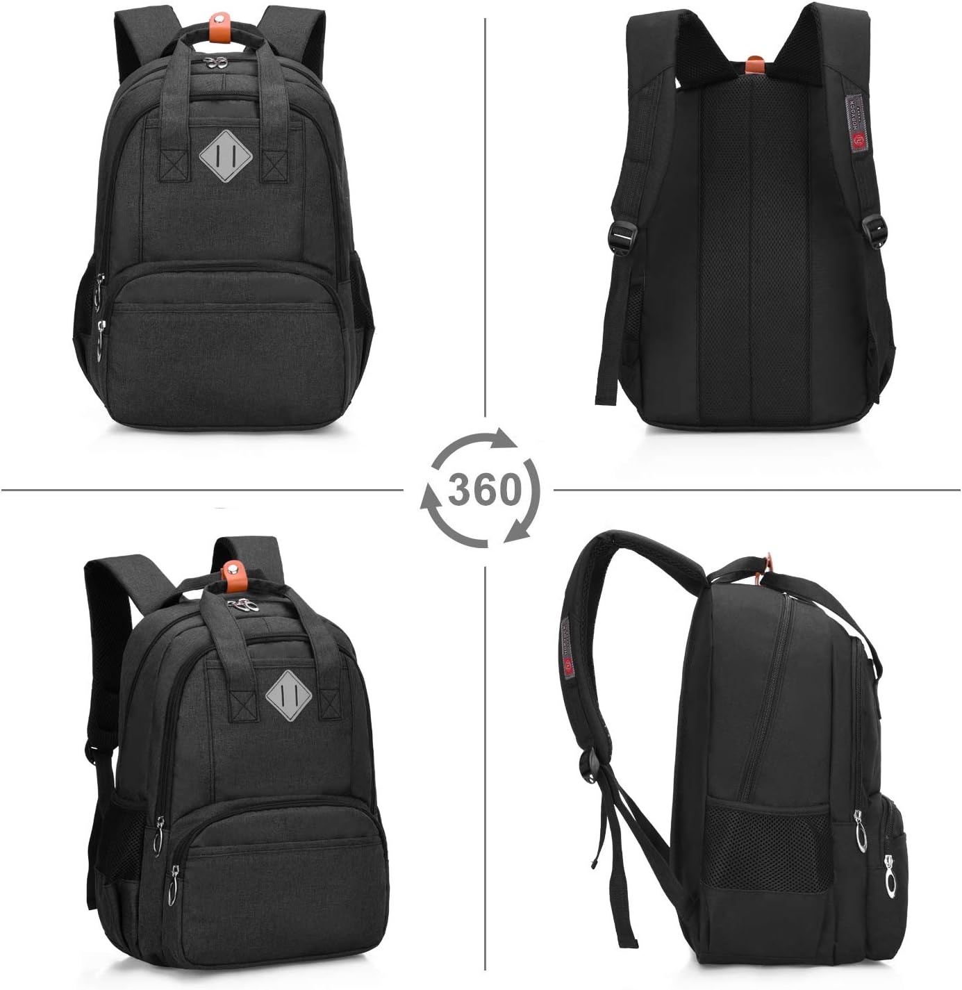 HOPYOCK-Kids Backpacks for Boys and Girls,Multi-Pocket Elementary and Middle School Backpack with