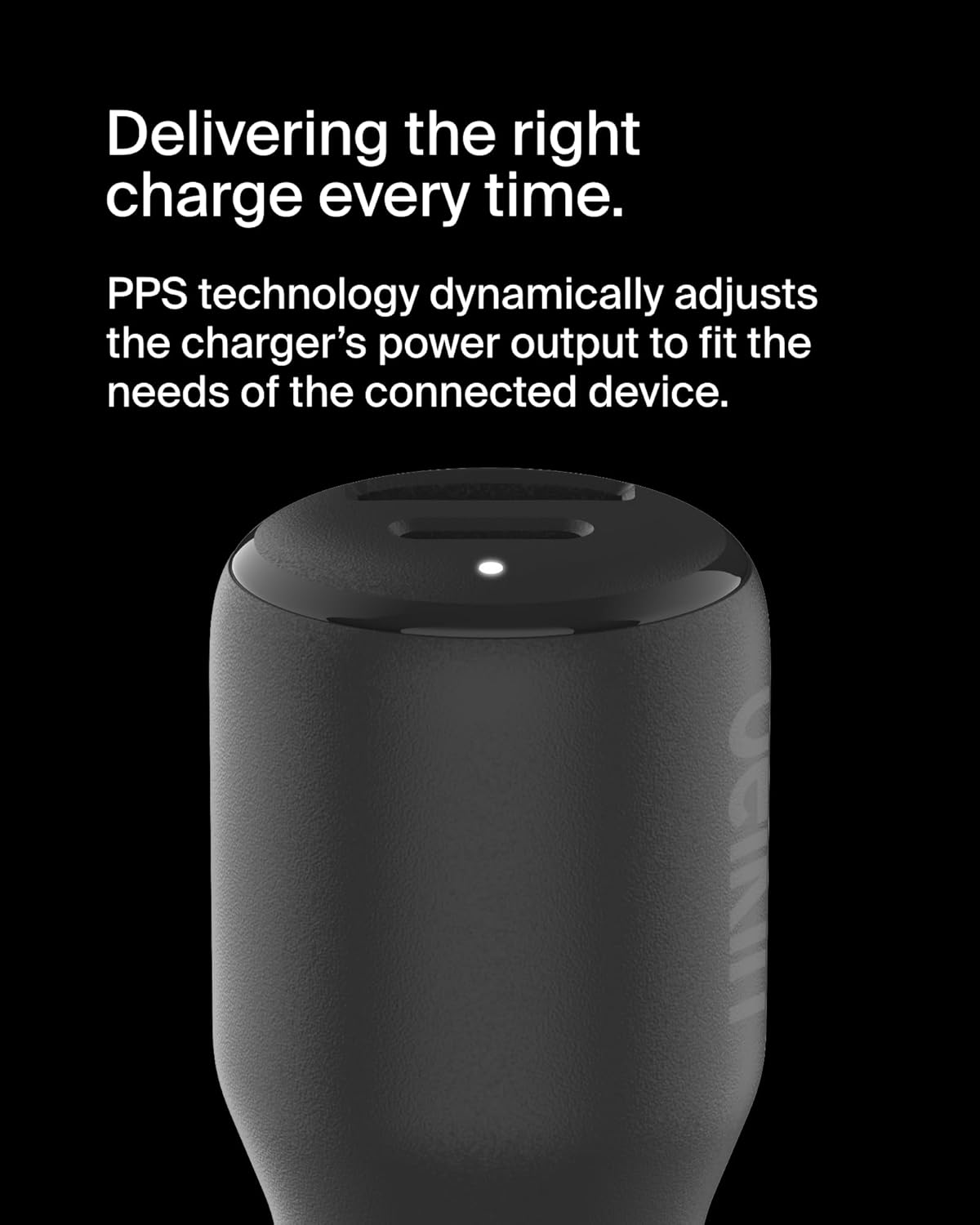 Belkin BoostCharge 42-Watt Dual Port Fast Car Charger w/30W USB-C & 12W USB-A Ports for iPhone 16, 16 Pro, Galaxy S25, S24, Pixel 9 & 8, Nintendo Switch 2 & More - Black