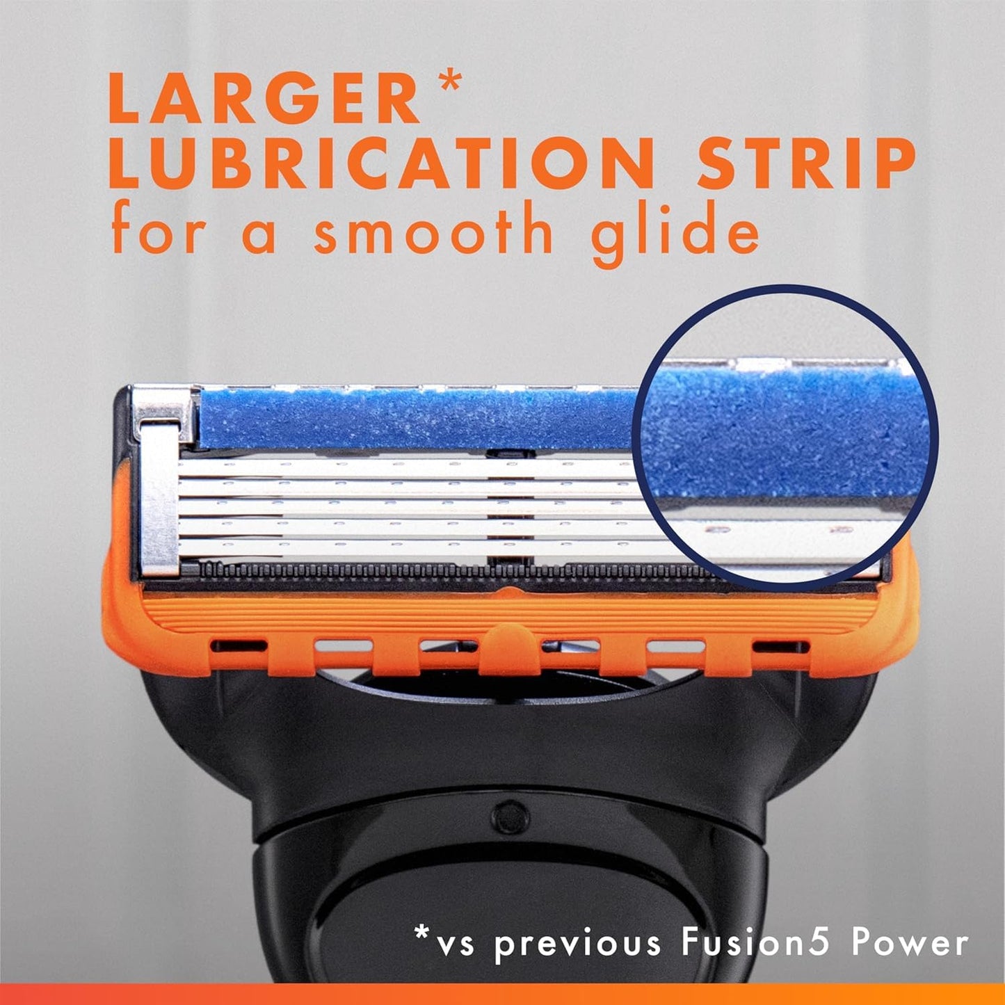 Gillette Fusion5 Power Razor Refills for Men, 10 Razor Cartridges, Larger Lubrication Strip, Precision Trimmer, 5-Blade Razor Blades for Close Shave