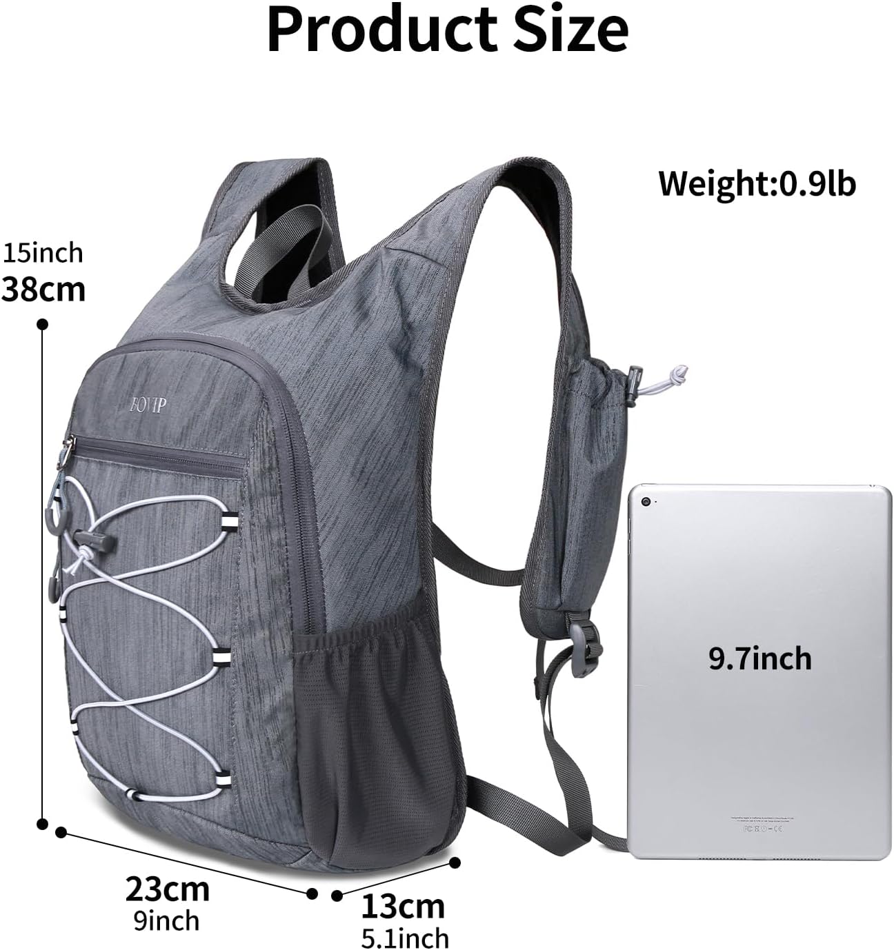 BOVIP 20L Hiking Backpack Lightweight Packable Hiking Daypack Small Travel Outdoor Foldable