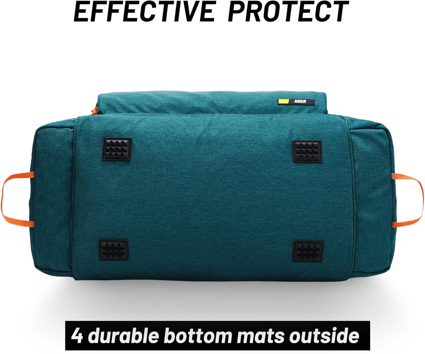 MIER Large Gym Bag for Men Sports Duffle Bag with Shoe Compartment 60L Lightweight Duffel Bags for Workout Fitness Travel