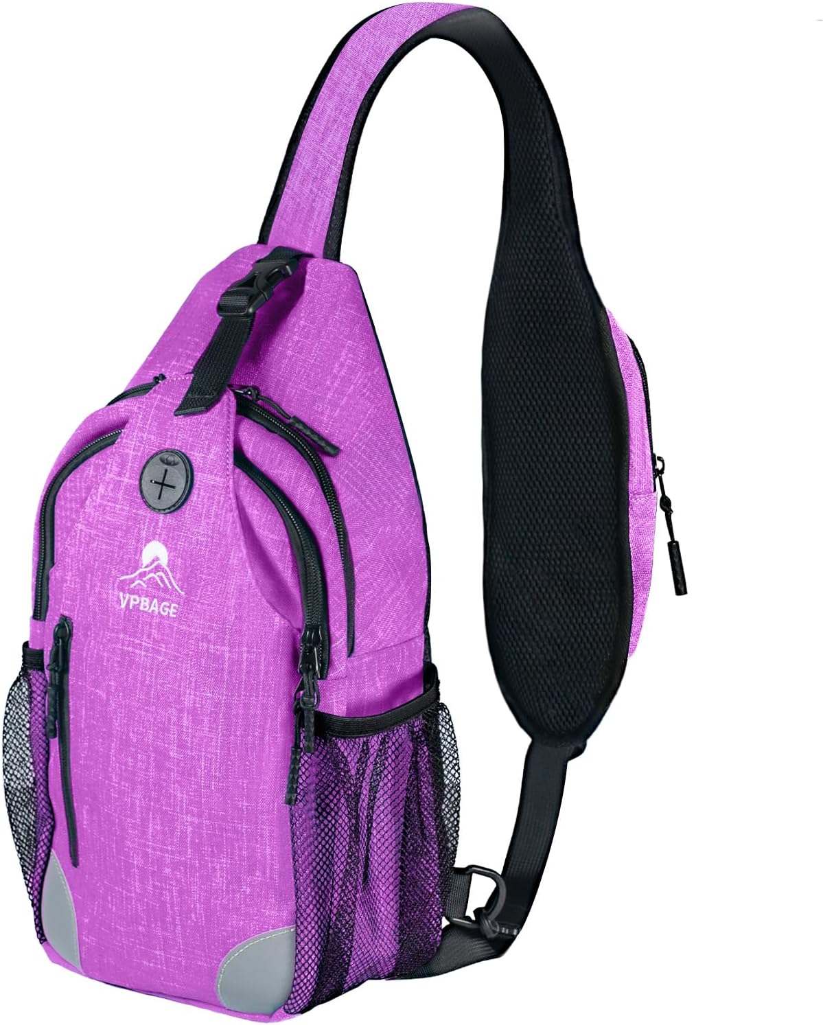 Sling Bag, Crossbody Bag for Men, Cross Body Hiking Backpack, Travel Daypack, Chest Pack with Chest Phone Holder