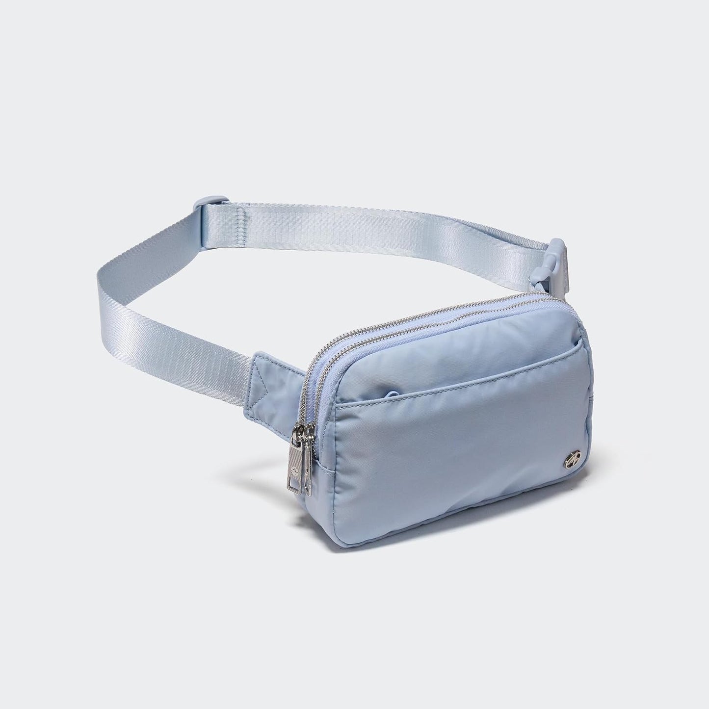 Pander Everywhere Belt Bag for Women, 5 Zipper Pockets Nylon Crossbody Fanny Pack Purse (Windmill