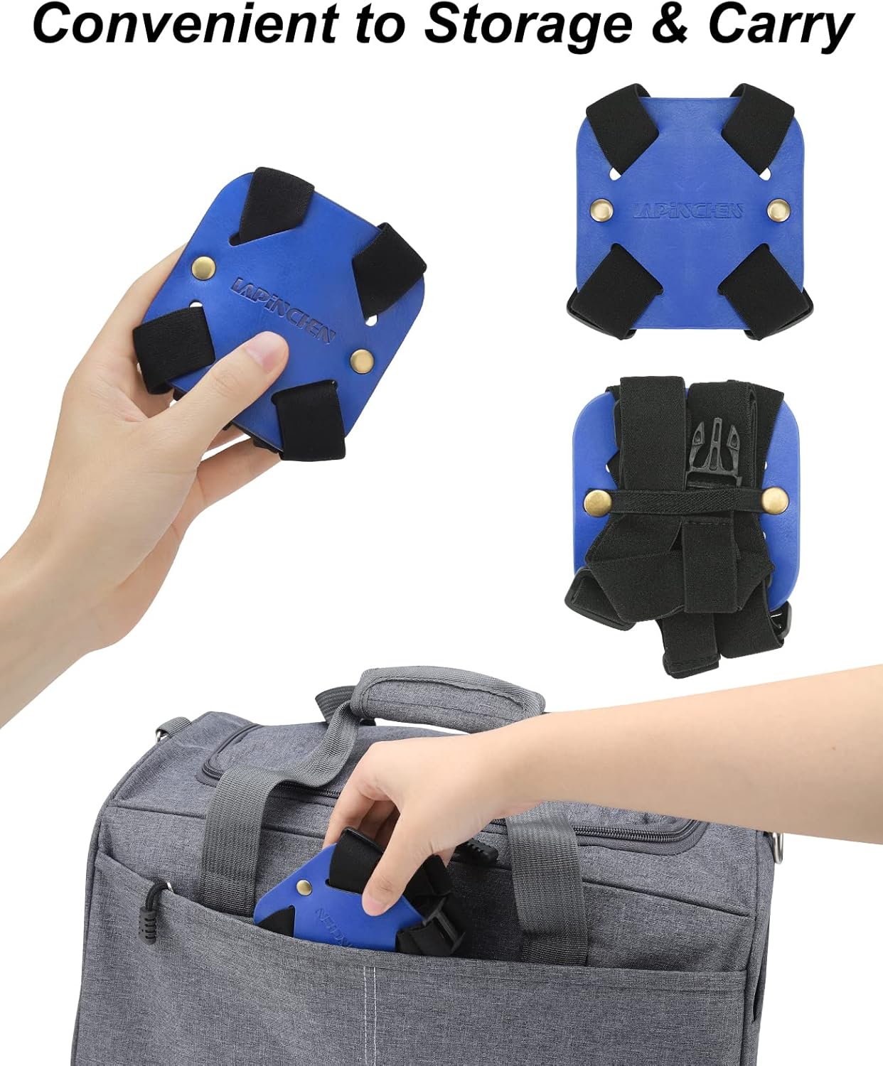 Luggage Straps, Lapinchen Bag Bungee, Luggage Bungee, Luggage Straps Suitcase Adjustable Belt, Adjustable and Portable Travel Suitcase Accessory, Blue