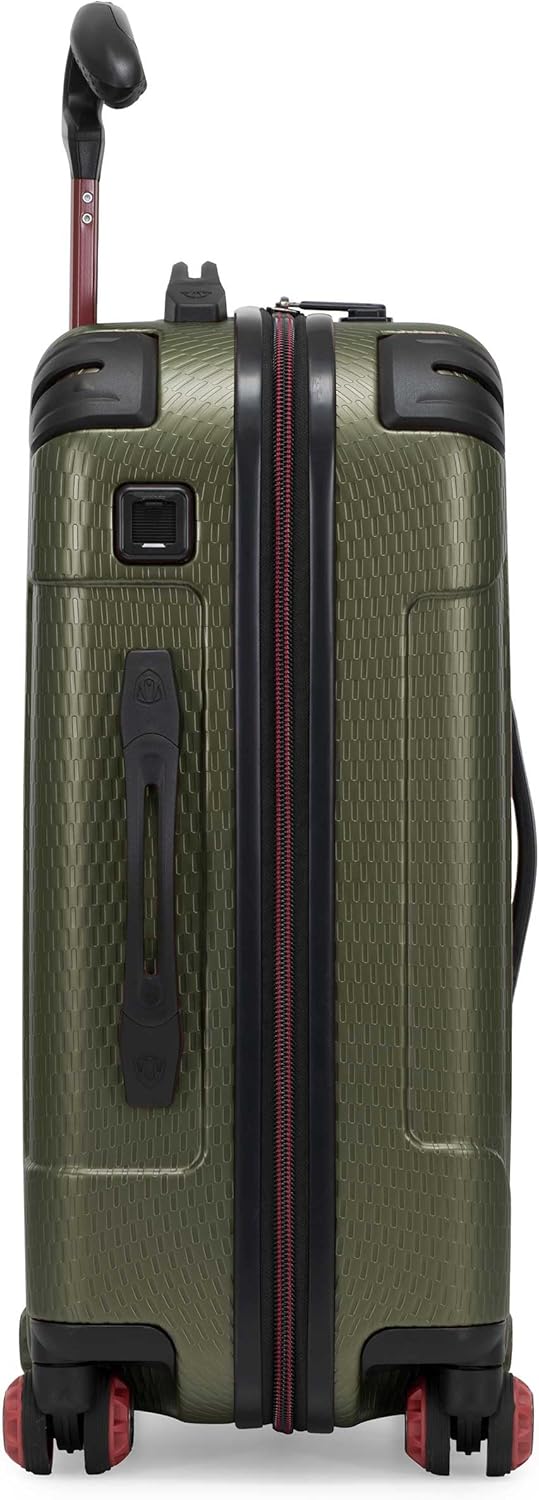 Traveler's Choice Maxporter II Hardside Polycarbonate Suitcase with Spinner Wheels, TSA Lock, Green, 22" Carry-On Luggage