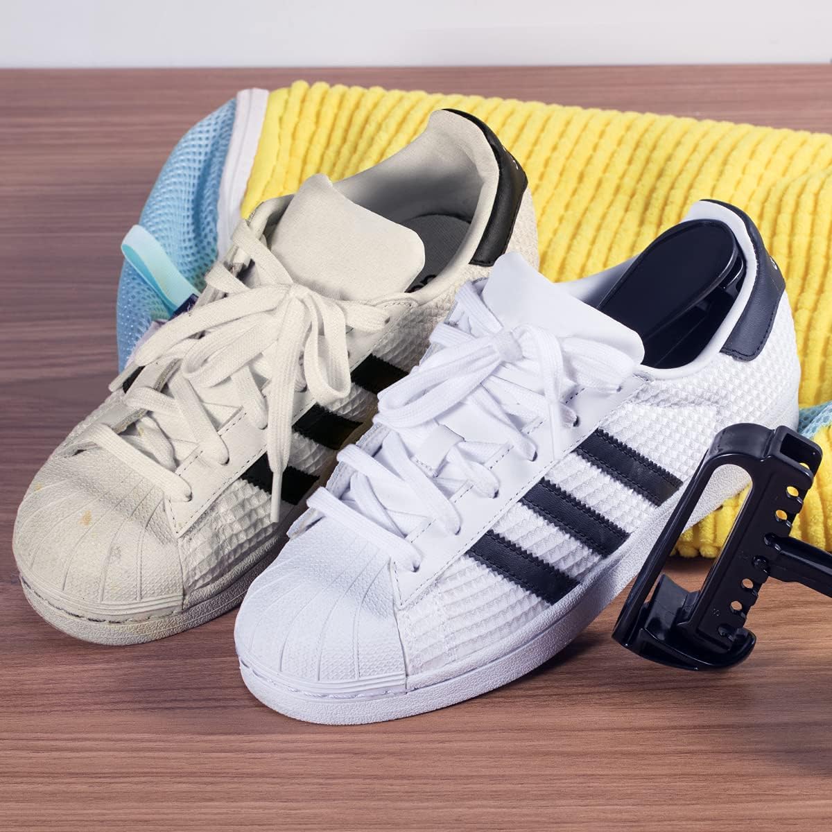 Shoes Laundry Bag Keep Shoes Clean, Shoe Wash Bag for Washing Machine, Durable Zipper Laundry Washing Bag, Sneaker Tennis Cleaner Kit Adjustable Shoe Trees - Home Dorm Travel Essentials