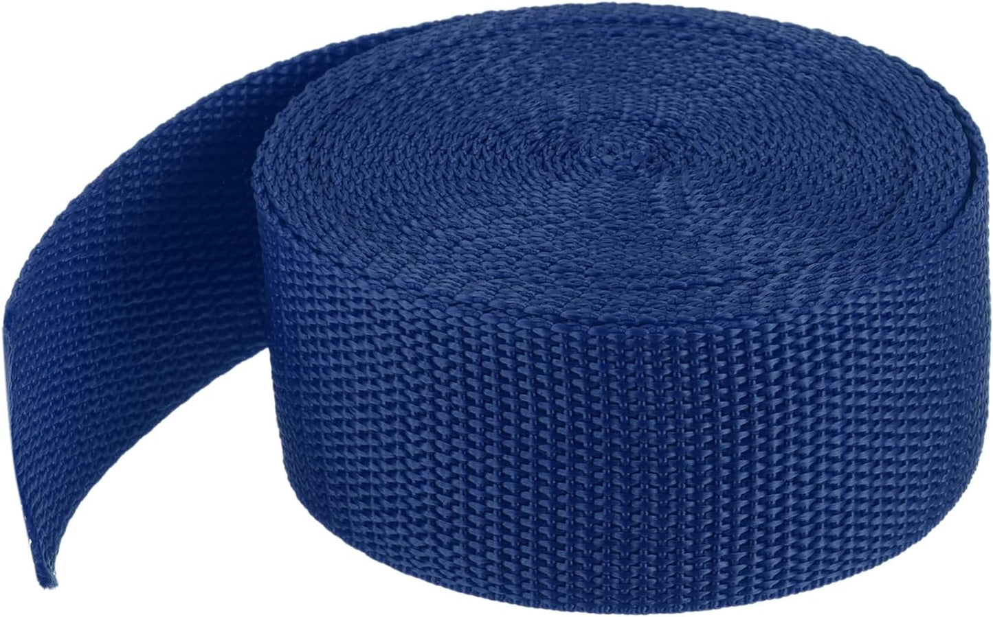 MECCANIXITY Lightweight Polypropylene Webbing Strap 1 1/2" 5 Yard Backpack Strapping Band Navy Blue for Outdoor Luggage Cargo Straps