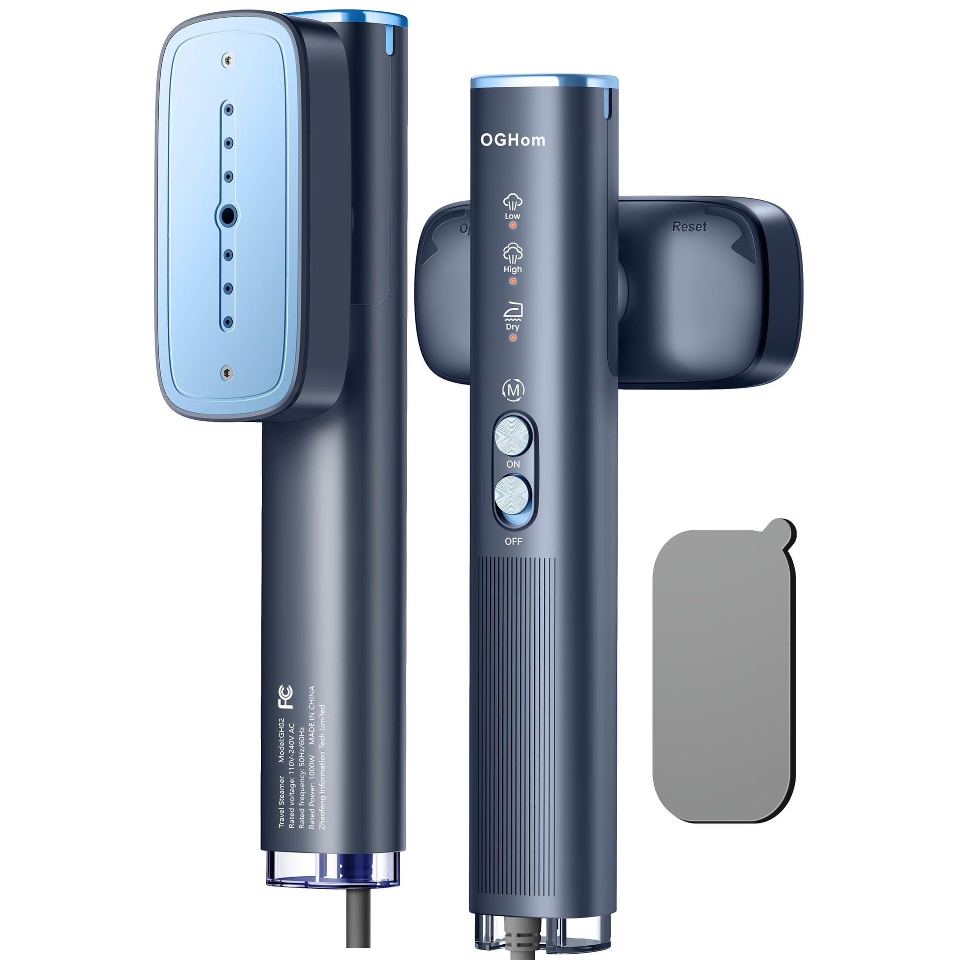 OGHom Steamer for Clothes, 110-240V Travel Steamer & Iron 2 in 1, 1000W Powerful Steam, Portable