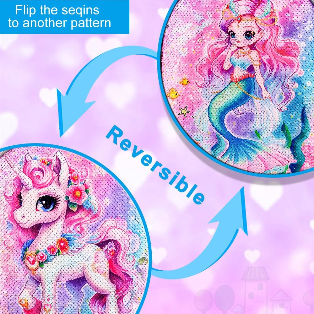 3PCS Rolling Backpack for Girls and Boys， Kids Unicorn Dinosaur Wheeled Bookbag