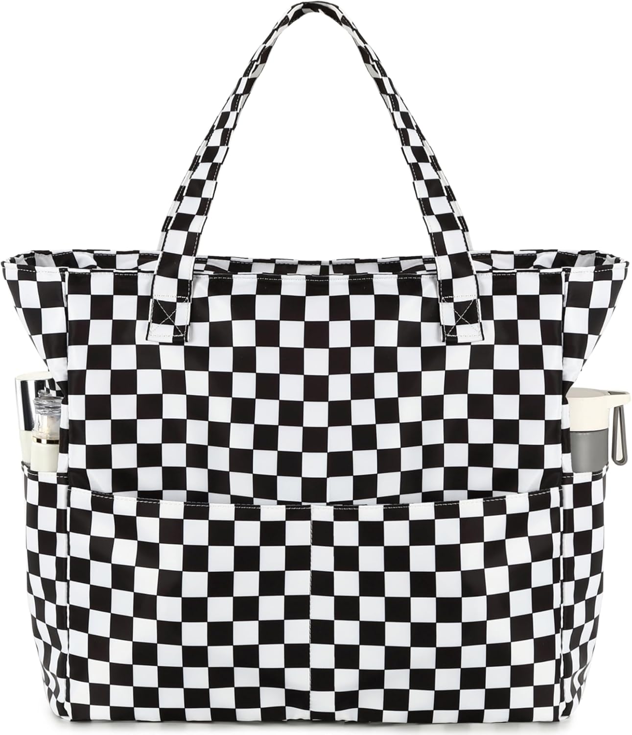 Bluboon Waterproof Beach Tote Pool Bags for Women Ladies Extra Large Carry On Bag With Wet Compartment for Weekender Travel