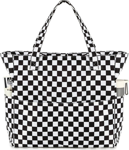 Bluboon Waterproof Beach Tote Pool Bags for Women Ladies Extra Large Carry On Bag With Wet Compartment for Weekender Travel