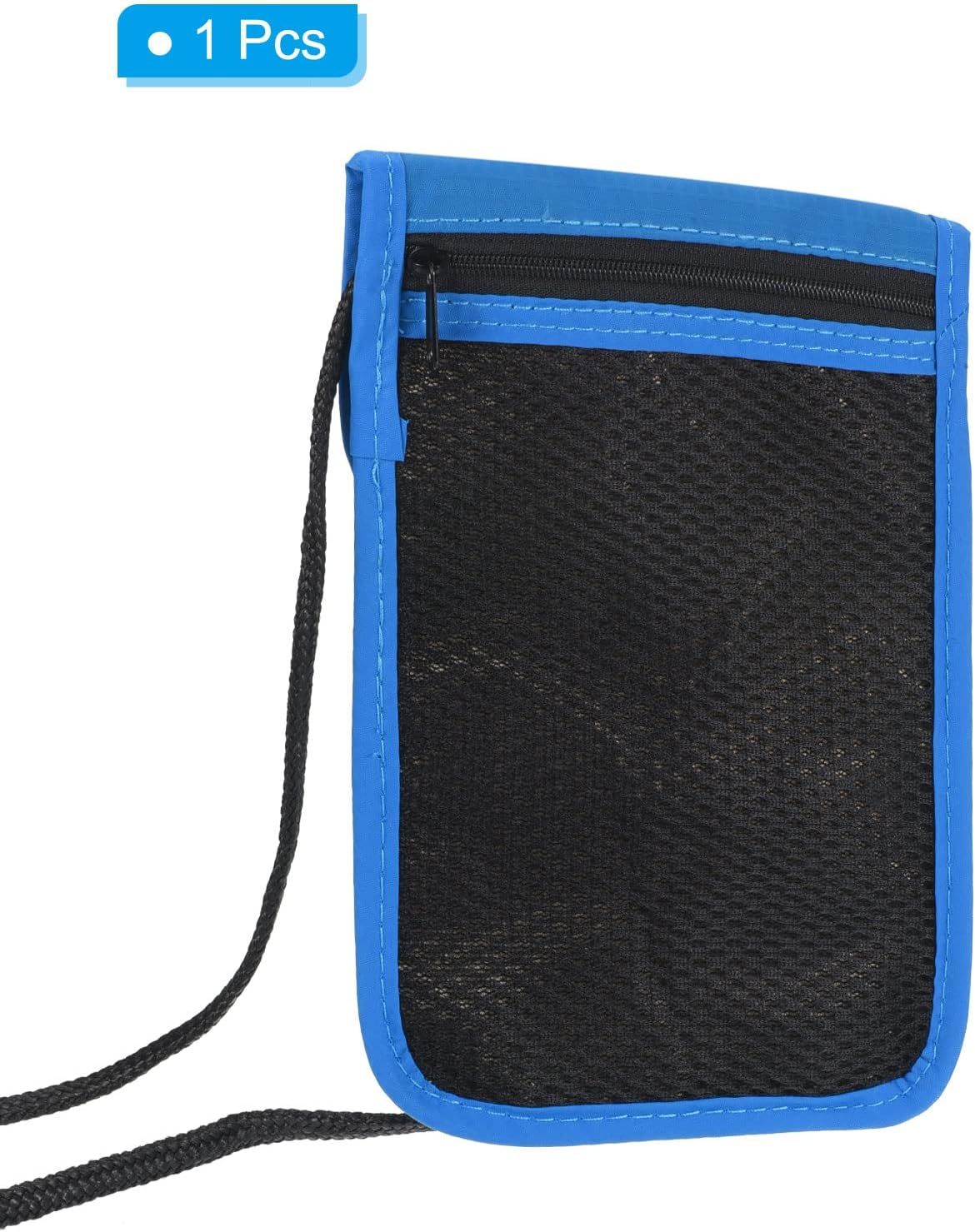 PATIKIL Neck Wallet, Passport Holder Neck Pouch RFID Blocking Waterproof Neck Travel Wallet for Women & Men, Dark Blue