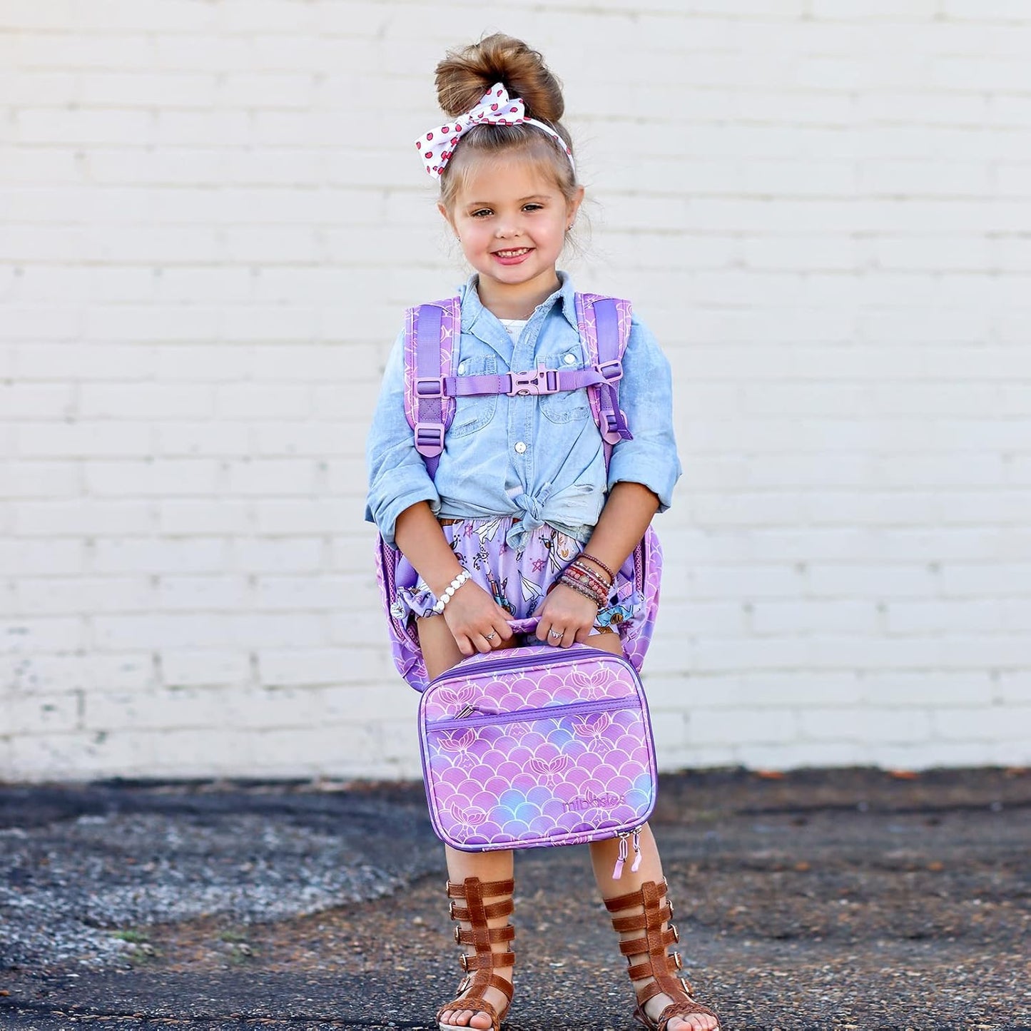 mibasies Girls Backpack 5-8: Lightweight Kids Backpacks for Girls - Girl Bookbag for Elementary