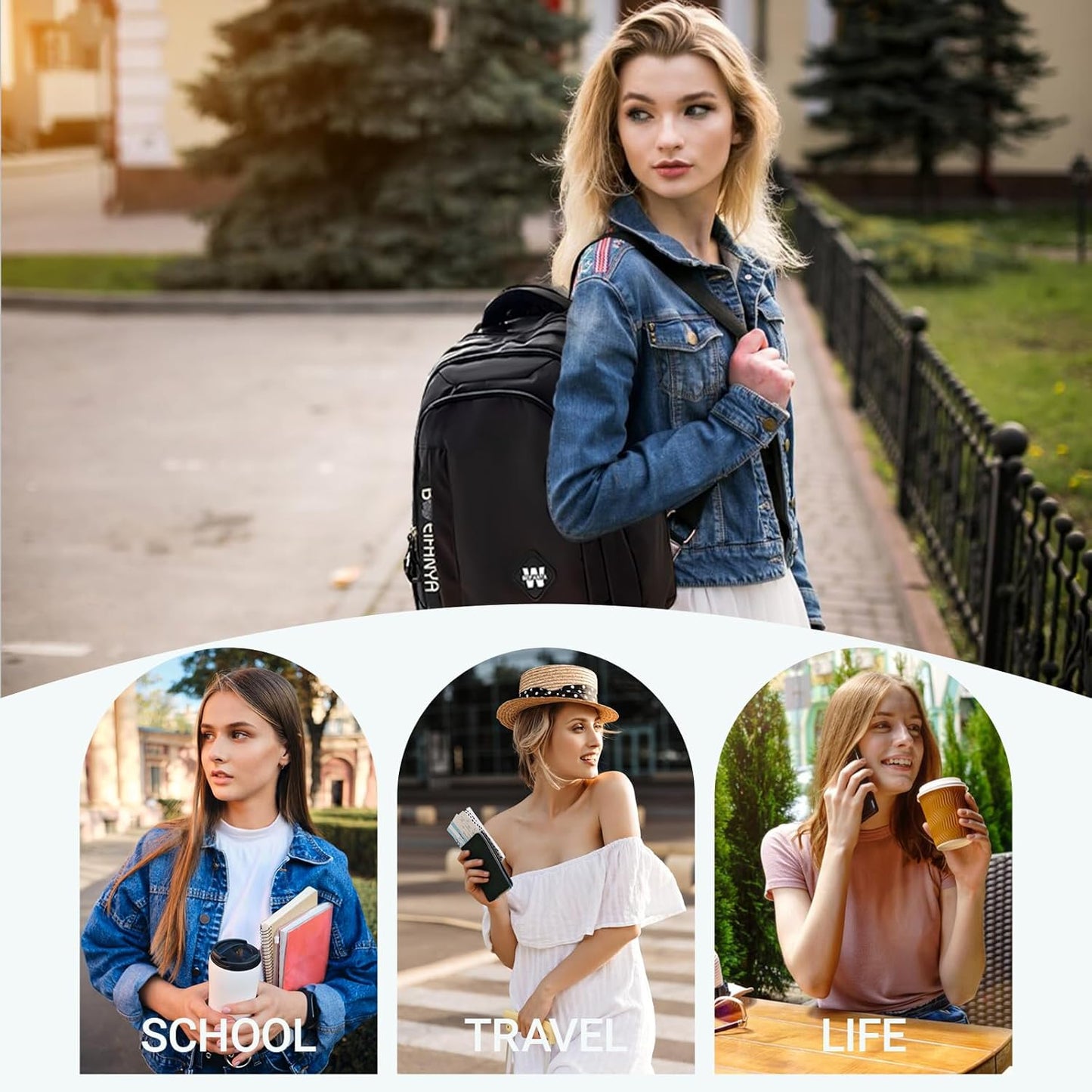 Kids Backpacks for School Teens Girls Cute Backpack for School Bookbag Women Travel Student Large