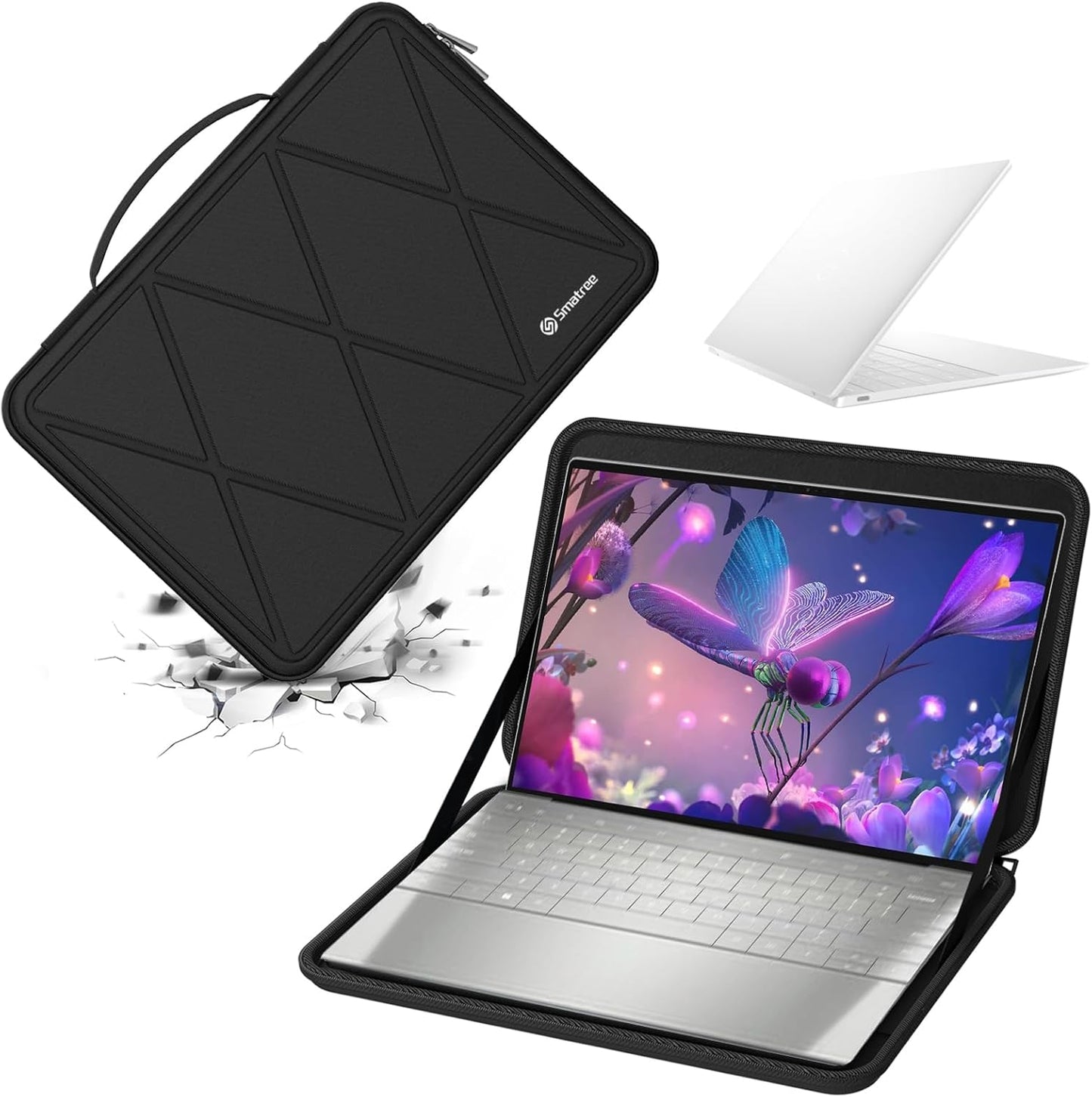 Smatree Hard EVA Protective Sleeve Case Compatible for 13 inch DELL XPS 13 9345