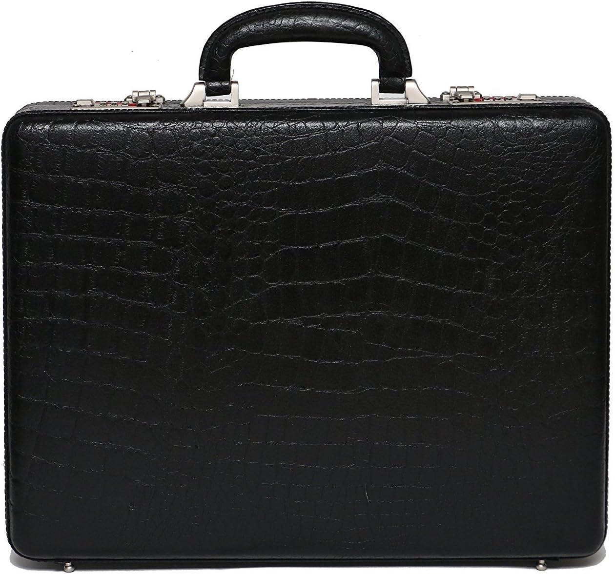 Full Grain Leather Briefcase Attache Case For Unisex Size L17xW3xH12 Inches Briefcase Bag