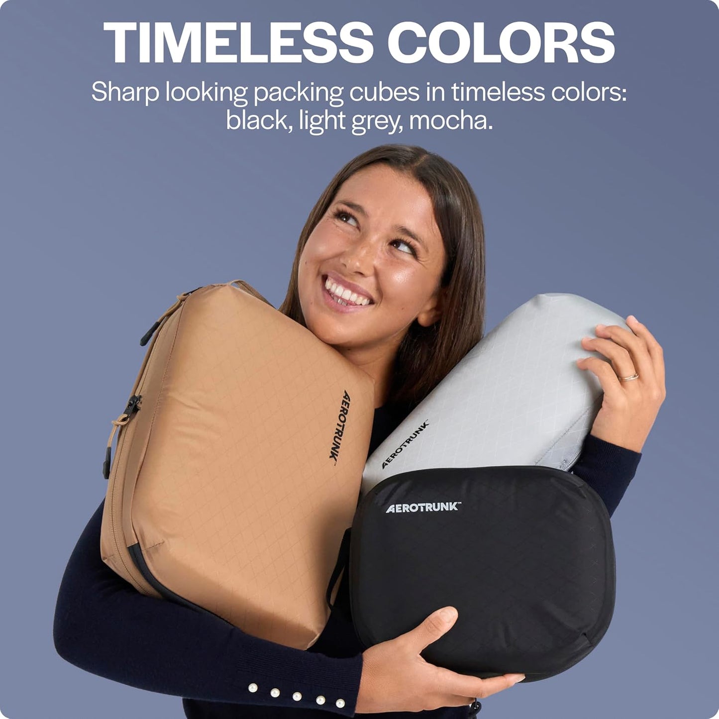 Aerotrunk Ultralight Compression Packing Cubes - Lightweight Travel Organizers for Suitcases and