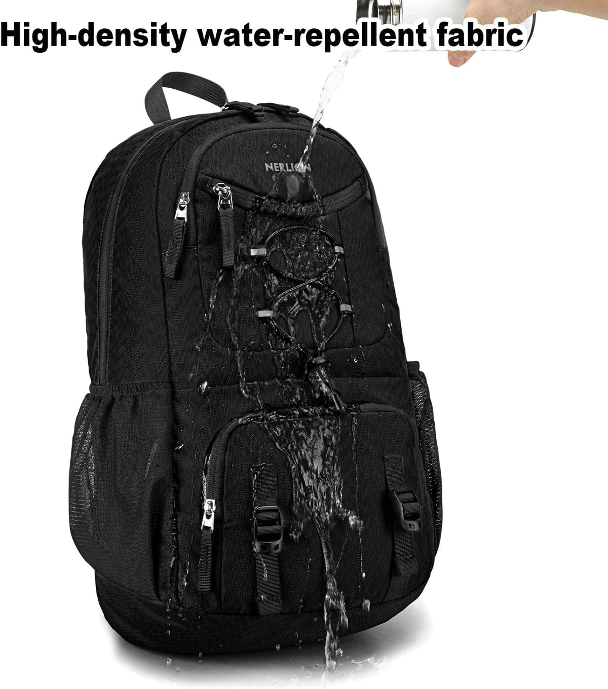 Nerlion Lightweight Foldable 35L Hiking Backpack Travel Backpack for Men Women Camping Waterproof