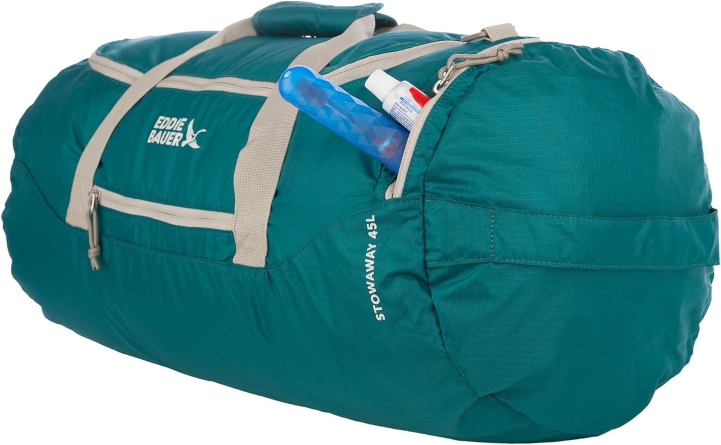Eddie Bauer Stowaway Packable 45l Duffel Bag-Made from Ripstop Polyester