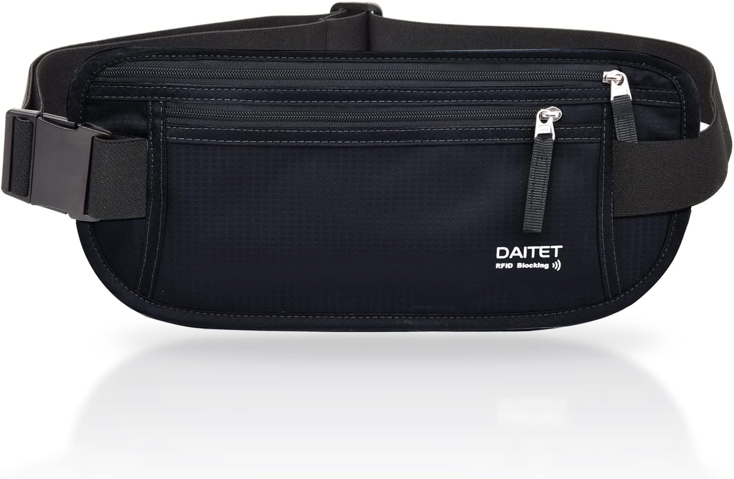 RFID Blocking Money Belt for Men Women, Slim Fanny Pack For Travel，Running,Conceal Waist Wallet For
