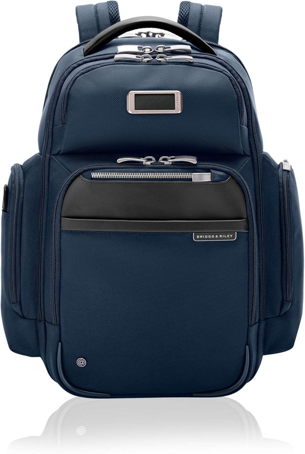 Briggs & Riley Medium Cargo Backpack for Women & Men - Laptop Backpack, For Work & Travel, Lightweight & Durable, Padded Straps, Fits up to 15" Laptop - @work Collection, Navy